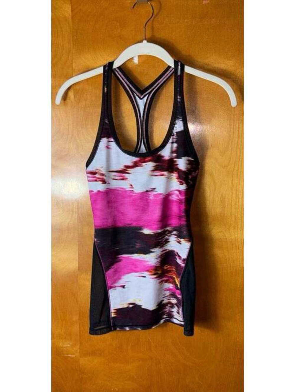 Lululemon Athletica Cool Racerback Shine On Pigment Berry Rumble Multi Size 2